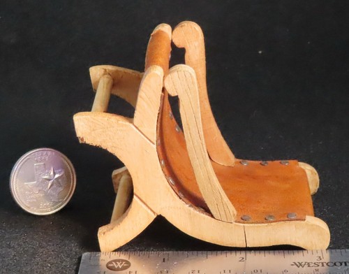 Chair Boot Jack Style Hacienda Mexican Rustic 1:12 Scale Miniature #MAF2205