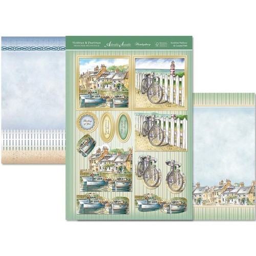 Sunshine Harbour /& Coastal Path Hunkydory Hobbies /& Pastimes Decoupage