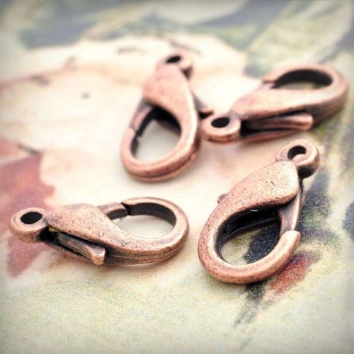 30pcs Lobster Claw Clasp Connector Necklace Bracelet Jewelry Findings 14x7x3.5mm