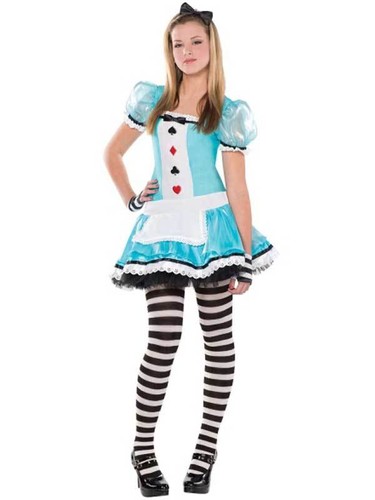 Teen intelligente Alice nel paese delle meraviglie Costume Ragazze Libro Giorno Costume Età 10-16