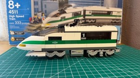 LEGO World City: High Speed Train 4511 WITH BOX *READ DESCRIPTION*