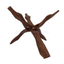 9/" 12/" Natural Wooden Carved Wood Details about / Set of 4 Cobra Stands 4/"