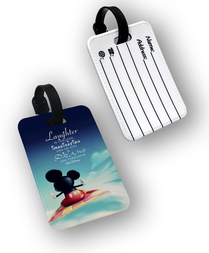 Laughter is Timeless Mickey Passport Wallet Travel Protection Flip Cover Case