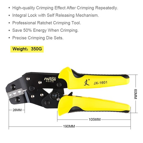 PARON Professional M-C4 Solar Panel Crimping Tools 2.5-6mm² 14-10AWG 1pcs R1R7