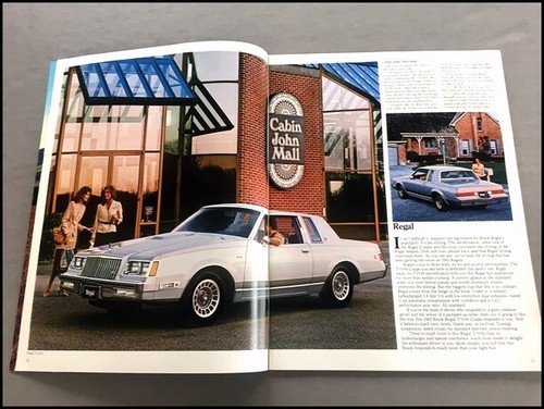 1983 Buick 76-page Car Sales Brochure Catalog Riviera convertible Electra Regal