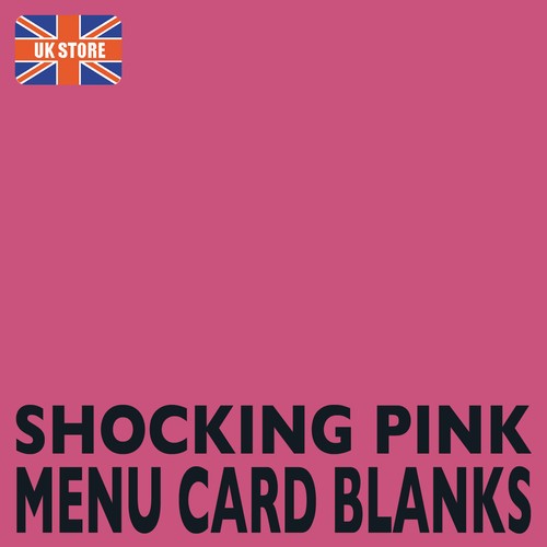 Tall Menu Wine List Card Blanks Print your own 14 different colours available