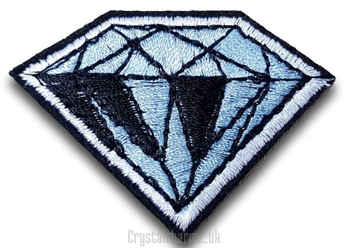 Diamond Gem Iron Sew On Patch Badge Applique Motif *Buy 2 get 10/% off* UK