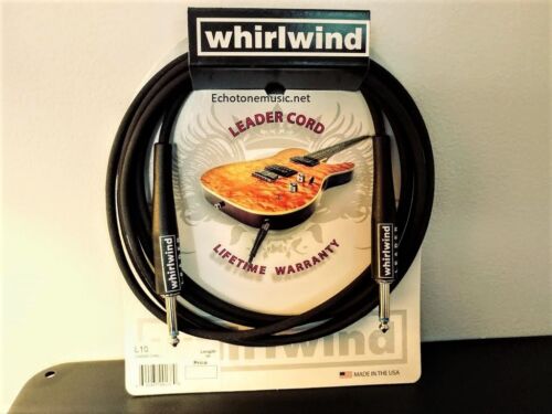 Whirlwind Leader L10 10ft Electric Guitar Bass Cable Cord Handmade USA