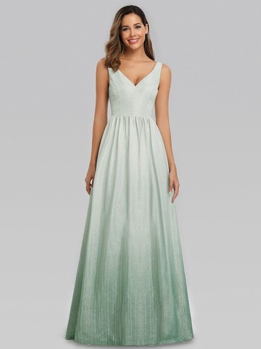 Ever-Pretty V-neck A-Line Holiday Evening Dress Long Bridesmaid Prom Gown 00988
