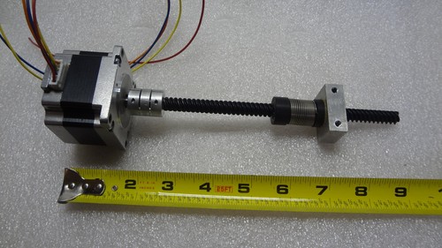 NEMA 23 Stepper w// Kerk leadscrew /& AB nut coupler TESTED DIY CNC 3DP