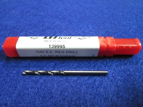 SOLID CARBIDE DRILL JOBBER LENGTH USA MADE GI TOOL 139995 #42 WIRE .0935