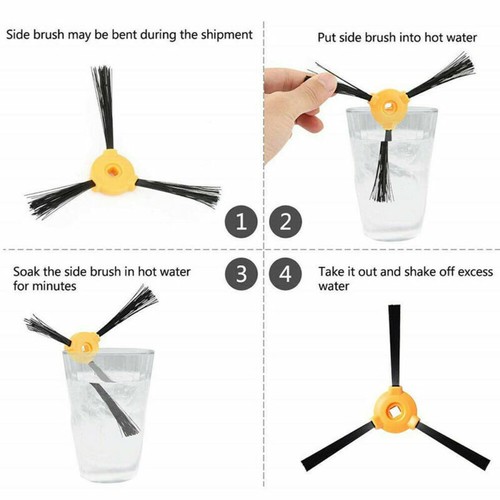 Filter+Main Side Brushes Kit For Ecovacs DEEBOT N79 N79S Robotic Parts Tools
