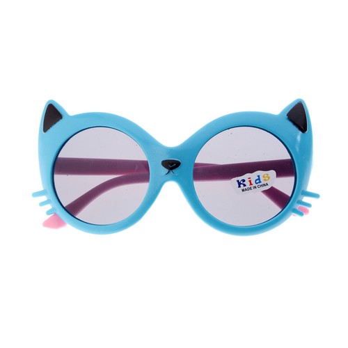Girls Boy 5 Colors Cartoon Cat Anti UV400 Eyeglasses Toddler Baby Sunglasses YL