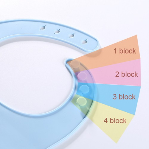 Infant Bib Baby Soft Food grade silicone Bib Cartoon Waterproof Dripping Bibs ER