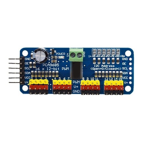 PCA9685 16 Channel 12-Bit PWM Servo Motor Driver·IIC Module For Robot