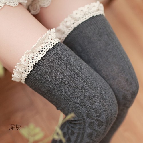New Girls Ladies Women Thigh High Over the Knee Socks Long Cotton Stockings Warm