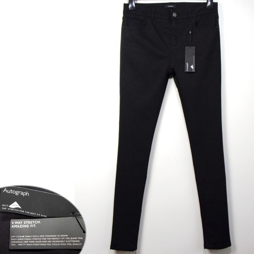 M/&S AUTOGRAPH Modal Blend X-FIT JEGGINGS ~ Various Sizes ~ BLACK