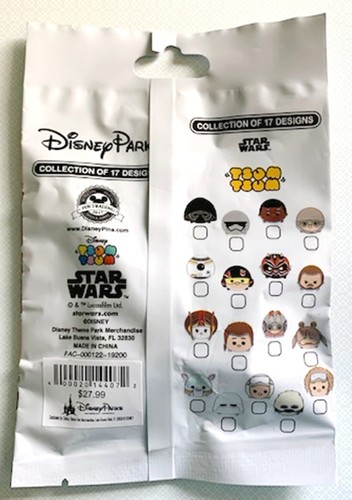 NEW DISNEY STAR WARS TSUM TSUM MYSTERY 5 PIN PACK SERIES 2 NEW DISNEY STAR WARS TSUM TSUM MYSTERY 5 PIN PACK SERIES 2