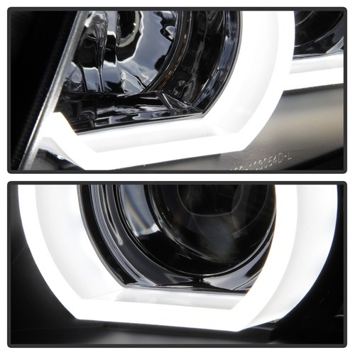 2006-2008 BMW E90 3-Series Sedan /"3D LED Light Tube/" Projector Headlights