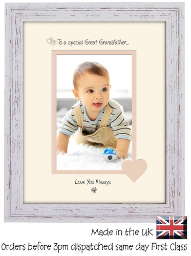 Great Grandfather Photo Frame Portrait 6x4 Special Great Grandfather 1079F