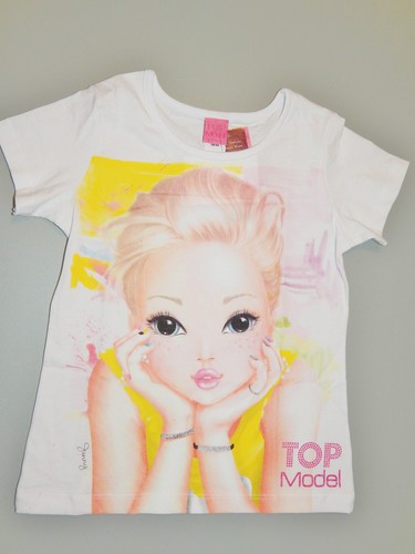 T Shirt TopModel weiß Jenny Glitzer Gr 128 Top Model Püttmann