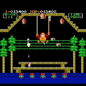 USED: Donkey Kong 1 Jr. 3 & Math Bundle Set Nintendo Famicom NES Japan Tested