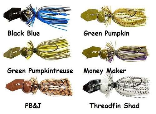 Z-Man 3//4 oz Choice of Colors Chatterbait Freedom CFL Bladed Jig