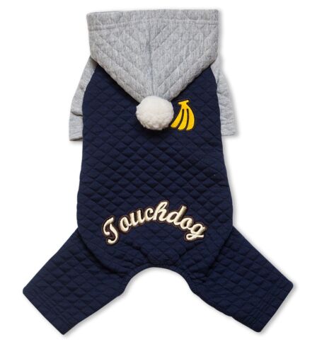 Touchdog Fashion Designer Full Body Quilted Pet Dog Hooded Sweater HD7