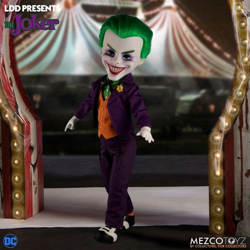 Mezco Toyz 99378 10/" DC Universe Joker Clown Movable Doll Collection Toy