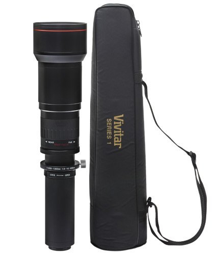 Vivitar 650-1300mm f//8-16 Telephoto Lens for Nikon SLR camera D3100 D3000 D7500