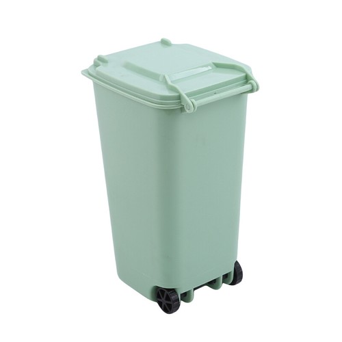 Portable Mini Small Waste Bins Desktop Garbage Table Office Trash Can W