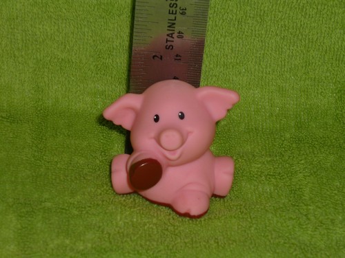 Fisher Price Little People Farm Pink Muddy Pig New