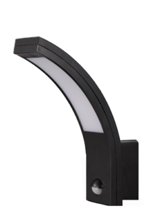 IP54 LED Lampada a muro di sicurezza esterna 10W Rilevatore di movimento 6000K Luce del giorno