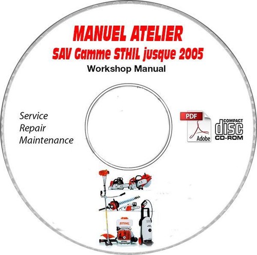 Support Inclus SAV -05 Manuel Atelier CDROM STHIL FR Expédition CD-ROM D