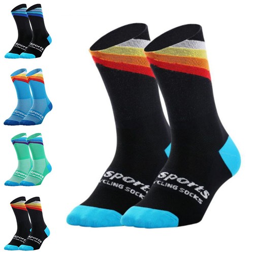 Printed Socks Training Warmer Ankle Running Outdoor Men Women Climbing