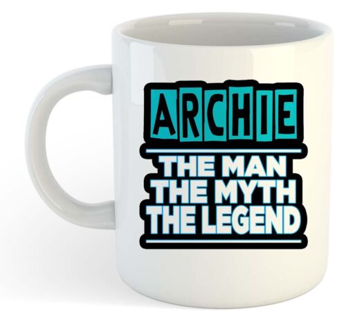 Name Personalised Funky Gift The Legend Mug Archie The Myth The Man