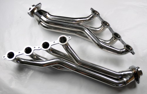 GMC Yukon 07-14 4.8L 5.3L 6.0L Long Tube Stainless Steel Headers w// Y Pipe