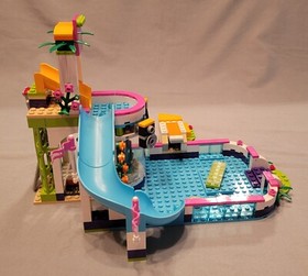 Lego Friends Heartlake Summer Pool #41313 -100% Complete with Figures & Manuals