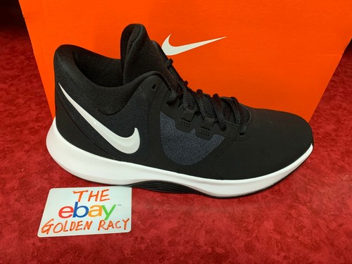 Nike AIR PRECISION II NBK Mens Black//White AQ3521-001 Basketball Shoes SZ 9.5