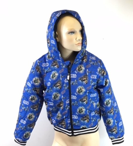 Officiel Garçons Star Wars Chaud Manteau Veste Storm Troopers Vador 4y 6y 8y 10y NEUF