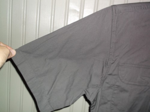 MENS MESH NECK UTILITY MULTI FUNTION POCKET SHIRT SIZE S BY WRANGLER NWT