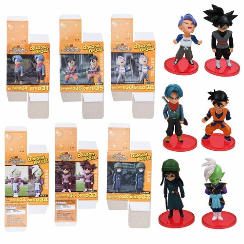 6pcs//set Dragon Ball Z Super Saiyan Goku PVC Action Figures Collectible Toy Gift