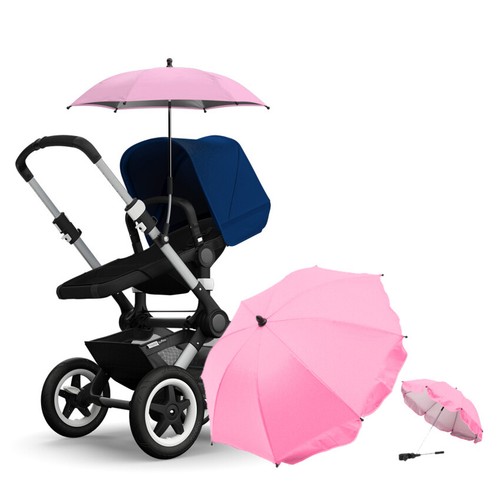 Sun Umbrella Parasol Kids Baby Buggy Pram Stroller Shade Canopy Covers Pink