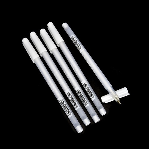 Plastic Artist Archival Fine Tip Sketching Drawing Painting White Gel Ink Pen