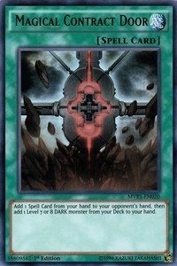 Yu-gi-oh-Magical-Contract-Door-MPV1-EN020-1st-Ed-NM-Ultra-Rare-Konami-TCG-Magic