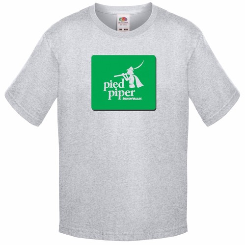 Pied Piper Logo 2 Funny Childrens Kids T Shirt silicon Valley Comedy TV Series