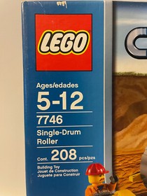 LEGO CITY: Single-Drum Roller 7746 - factory sealed box has creases