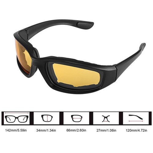 Motorcycle Glasses Windproof Dustproof Eye Glasses Goggles Outdoor Glasses T+