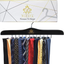 en bois noir Tie Rack Organisateur pour 24 cravates Mataya Premium Tie Hanger