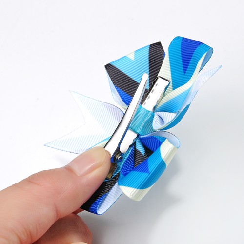 LOT 12PCS Baby Girls Toddler Hair Ribbon Bows Alligator Hair Clips Bow Hairpins